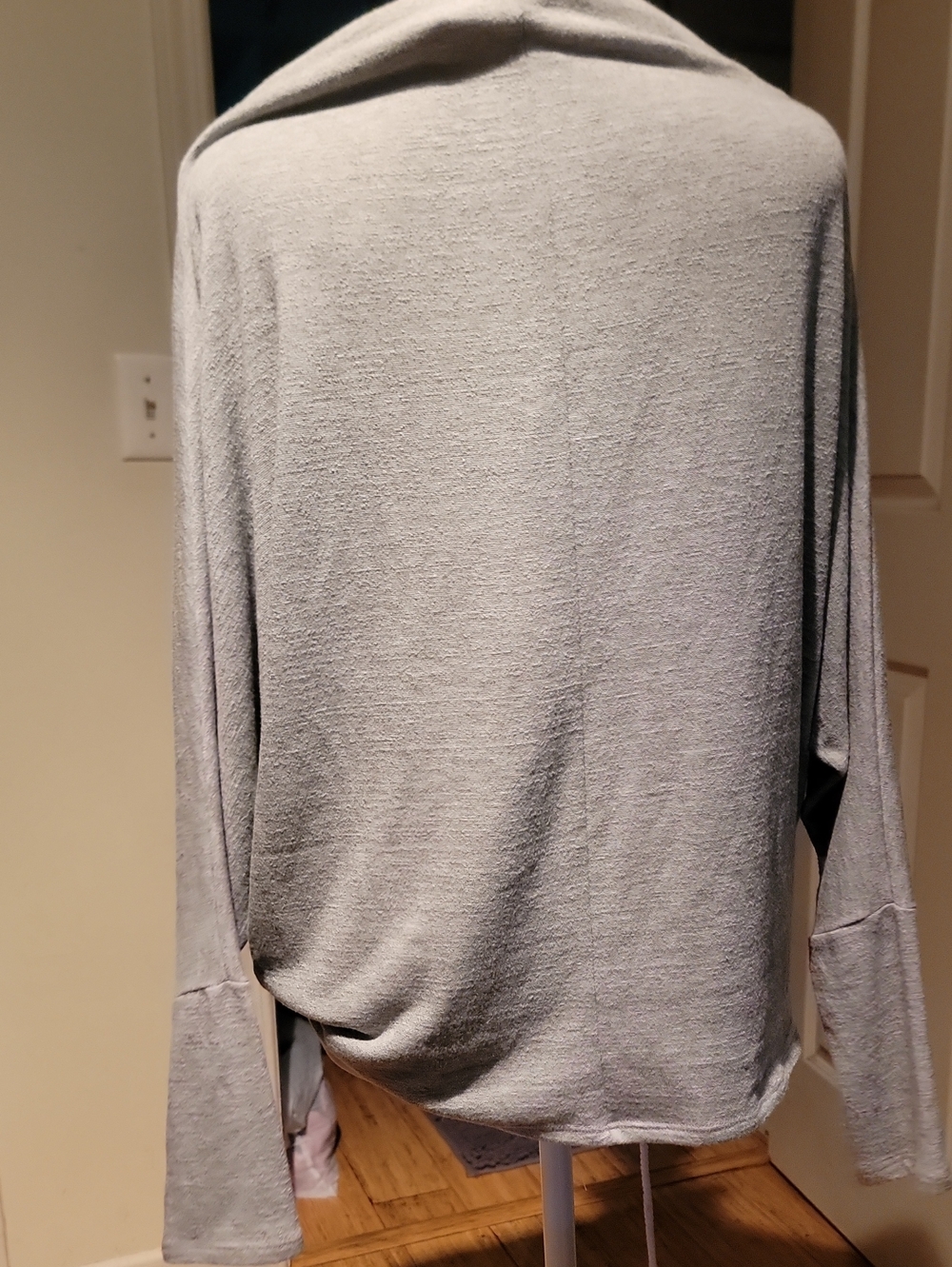 Six Fifty Light Gray Womens Boatneck Sweater - Picture 3 of 5